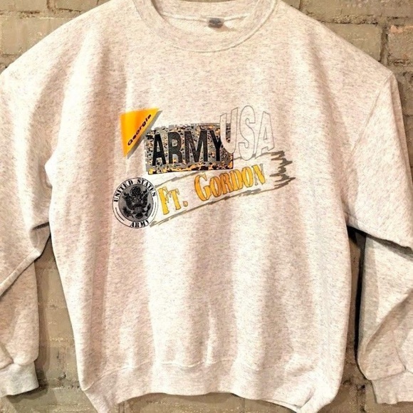 Soffe Other - Vintage Army Crewneck Sweater Ft Gordon Georgia